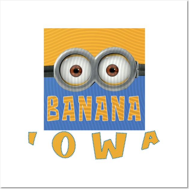 MINION BANANA USA IOWA Wall Art by LuckYA